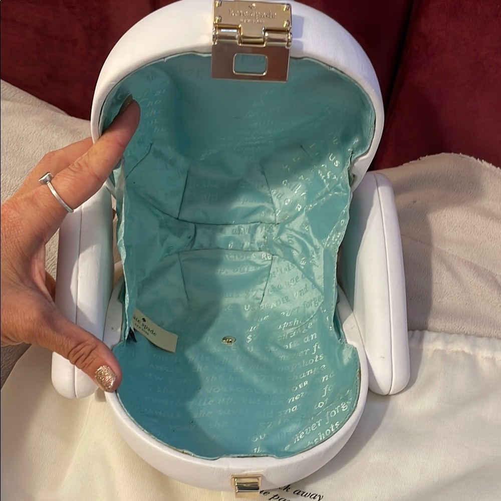 Kate Spade White Swan Bag - Picture 6 of 11